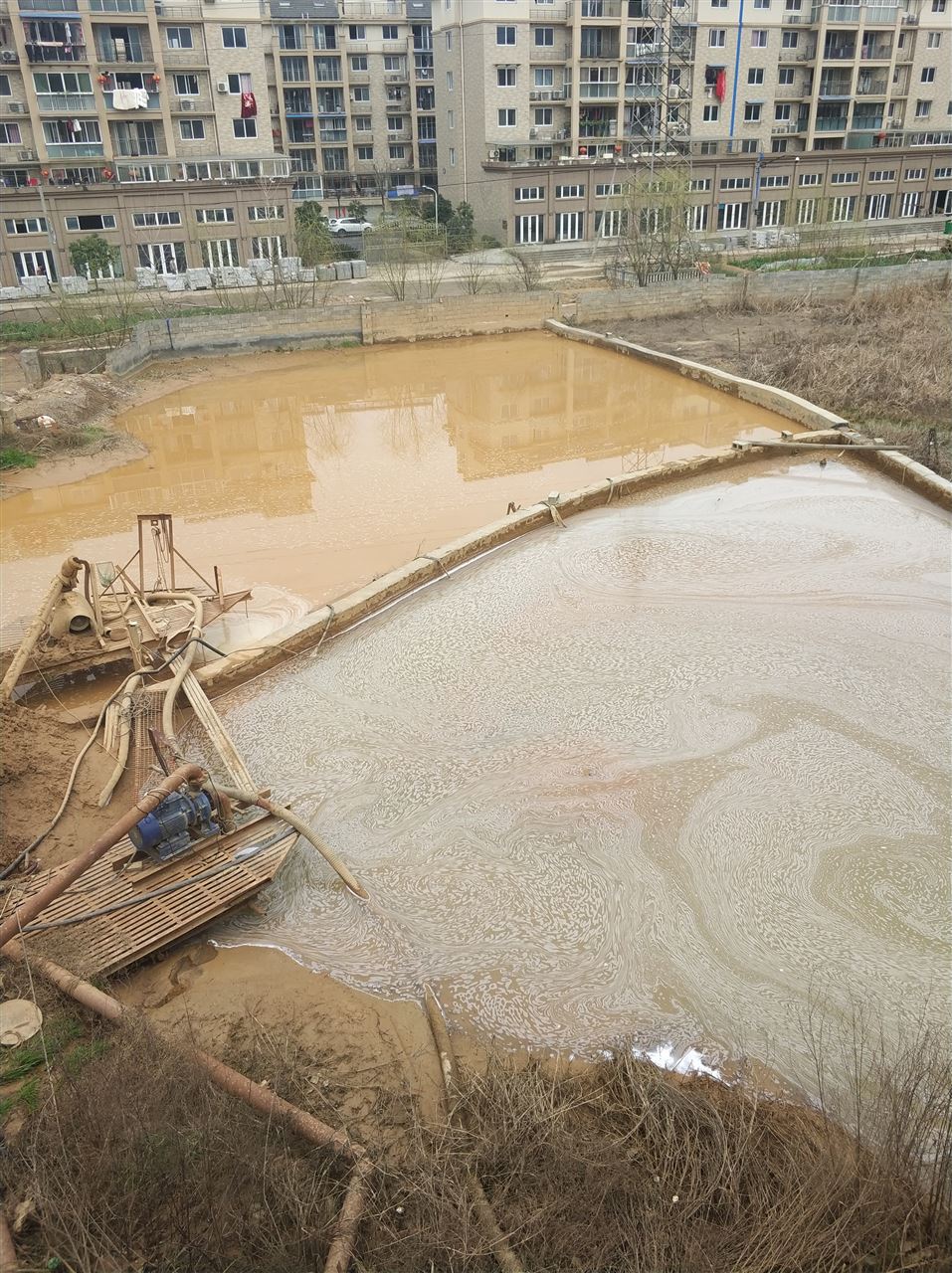 临渭沉淀池淤泥清理-厂区废水池淤泥清淤