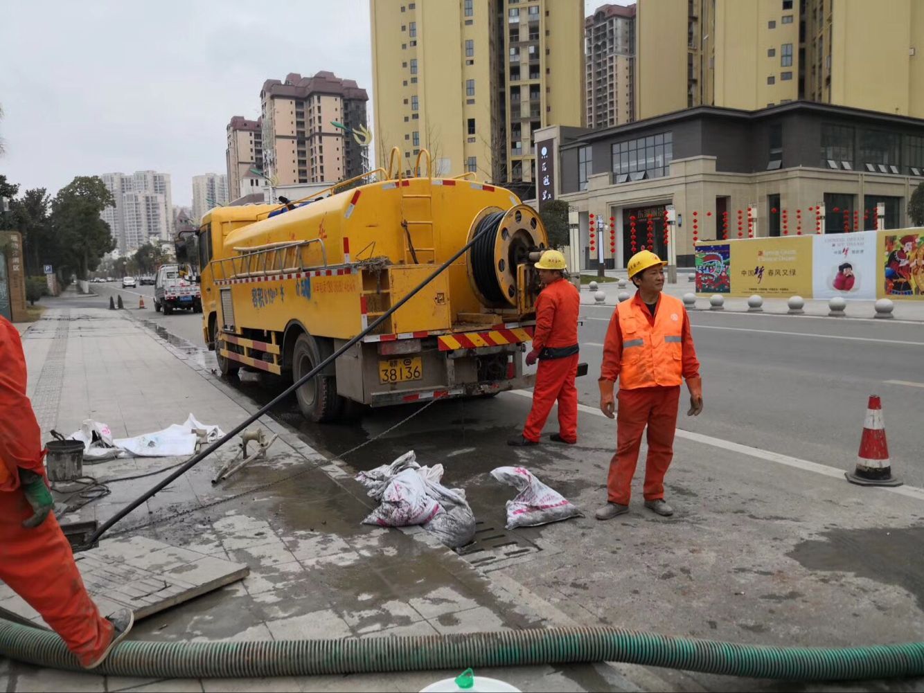临渭排污管道清淤-管道清洗